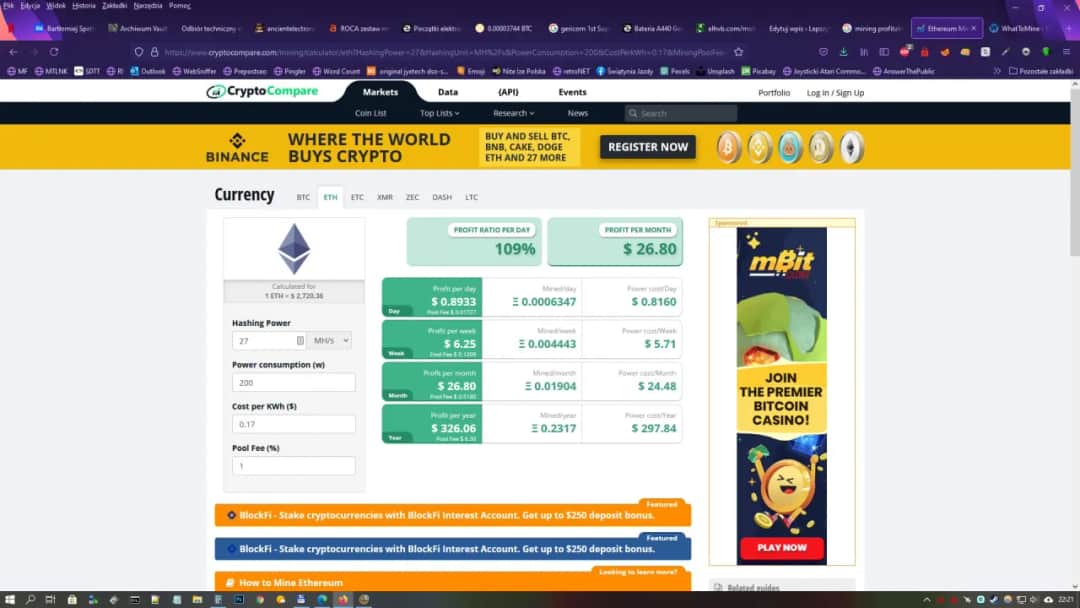 Jak obliczyć zyski z kopania kryptowalut? Kalkulator koparki