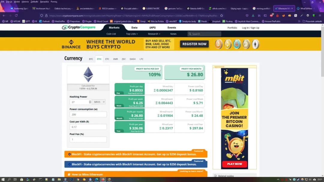 Jak obliczyć zyski z kopania kryptowalut? Kalkulator koparki